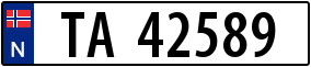 Truck License Plate